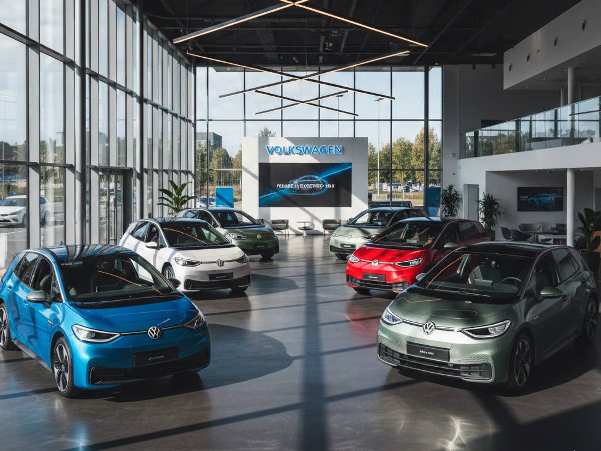 Volkswagen ID.3 in einem Autohaus.
