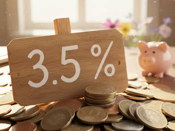 3,5 Prozent Zinsen aufs Tagesgeld.
