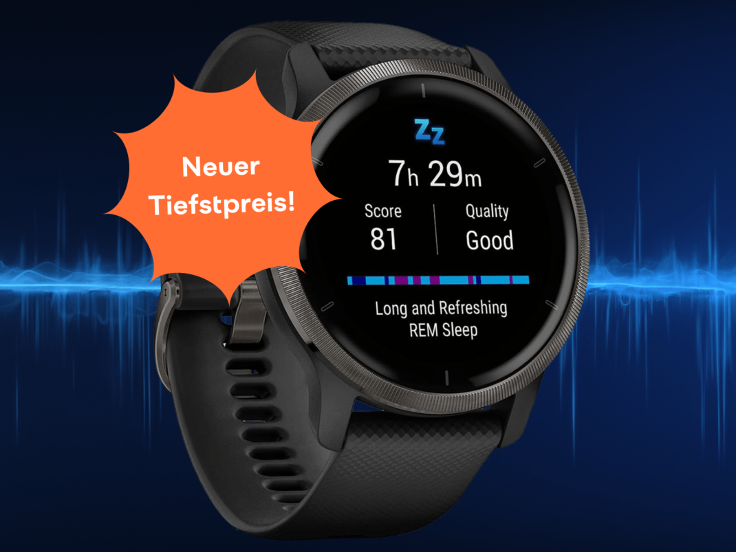 #Garmin Venu 2: Fitness-Smartwatch fällt plötzlich gewaltig im Preis