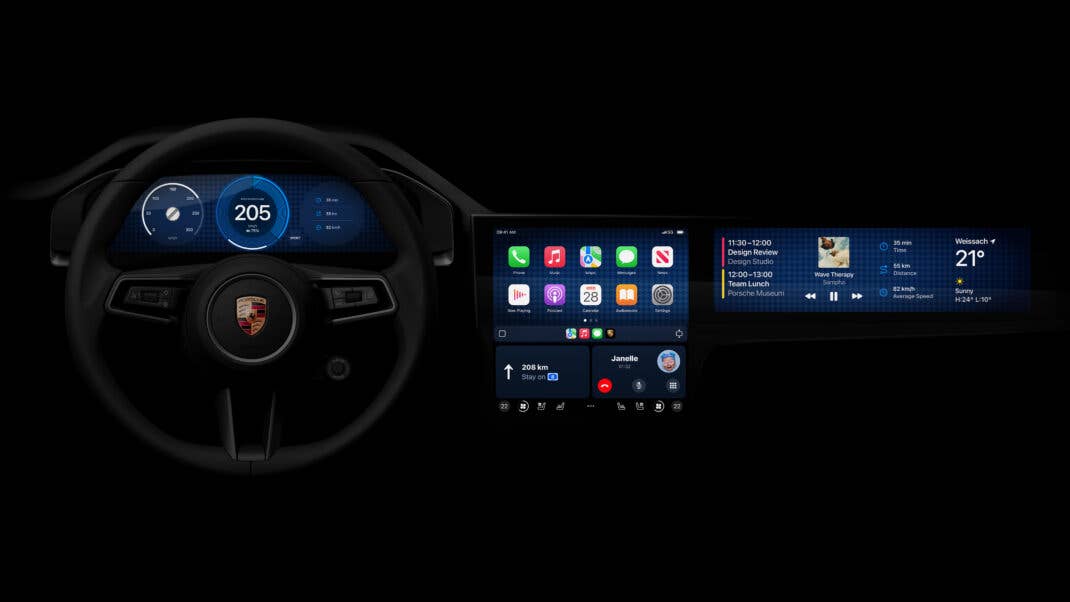 Das neue CarPlay bei Porsche