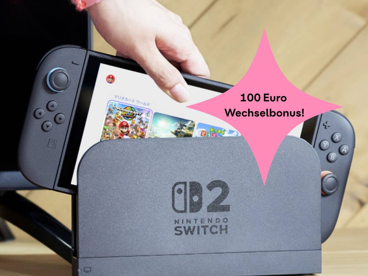 Nintendo Switch 2 mit 100 Euo Wechselbonus