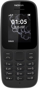 Nokia 105 Single-SIM (2017) Datenblatt - Foto des Nokia 105 Single-SIM (2017)
