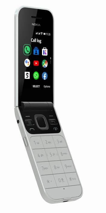 Nokia 2720 Flip mit geöffnetem Display