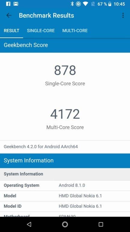 Nokia 6.1 im Test: Benchmark-Tests