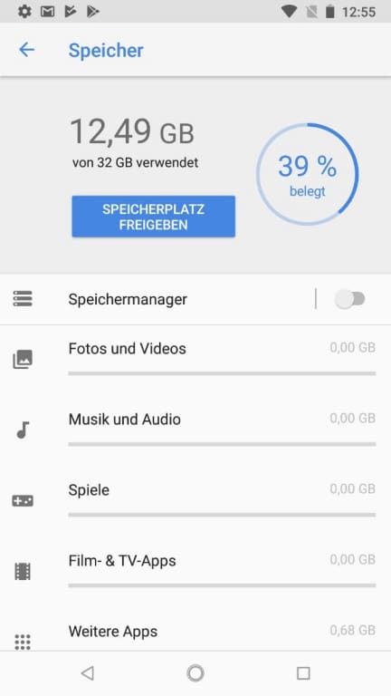 Nokia 6.1 im Test: Screenshots