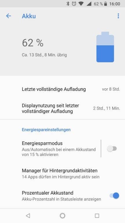 Nokia 6.1 im Test: Screenshots