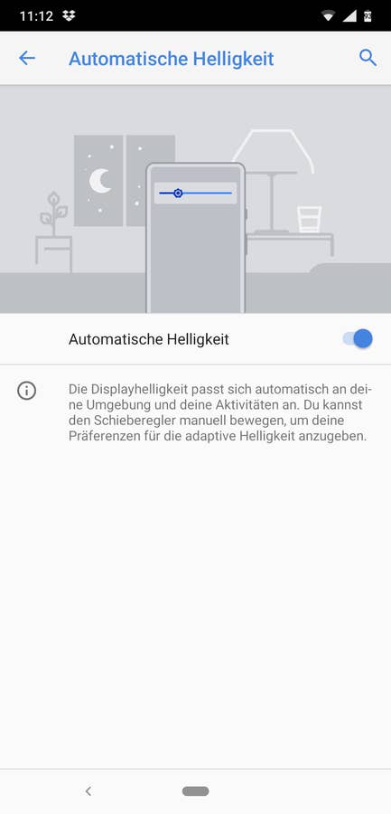 Nokia 8.1 Displayeinstellungen