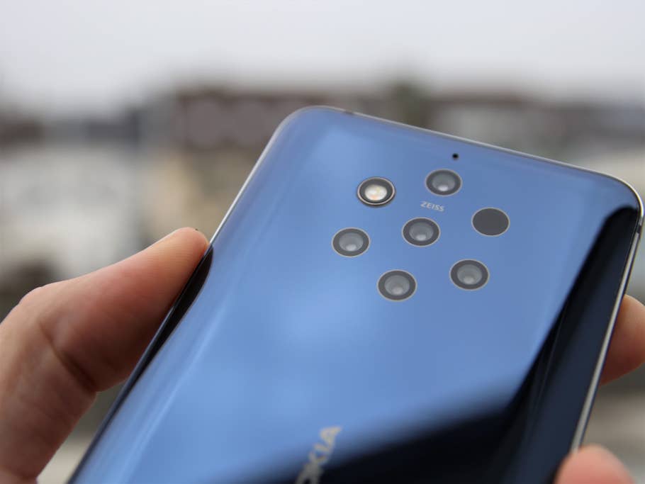 Die Rückseite des Nokia 9 PureView