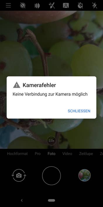 Kamerafehler beim Nokia 9 PureView