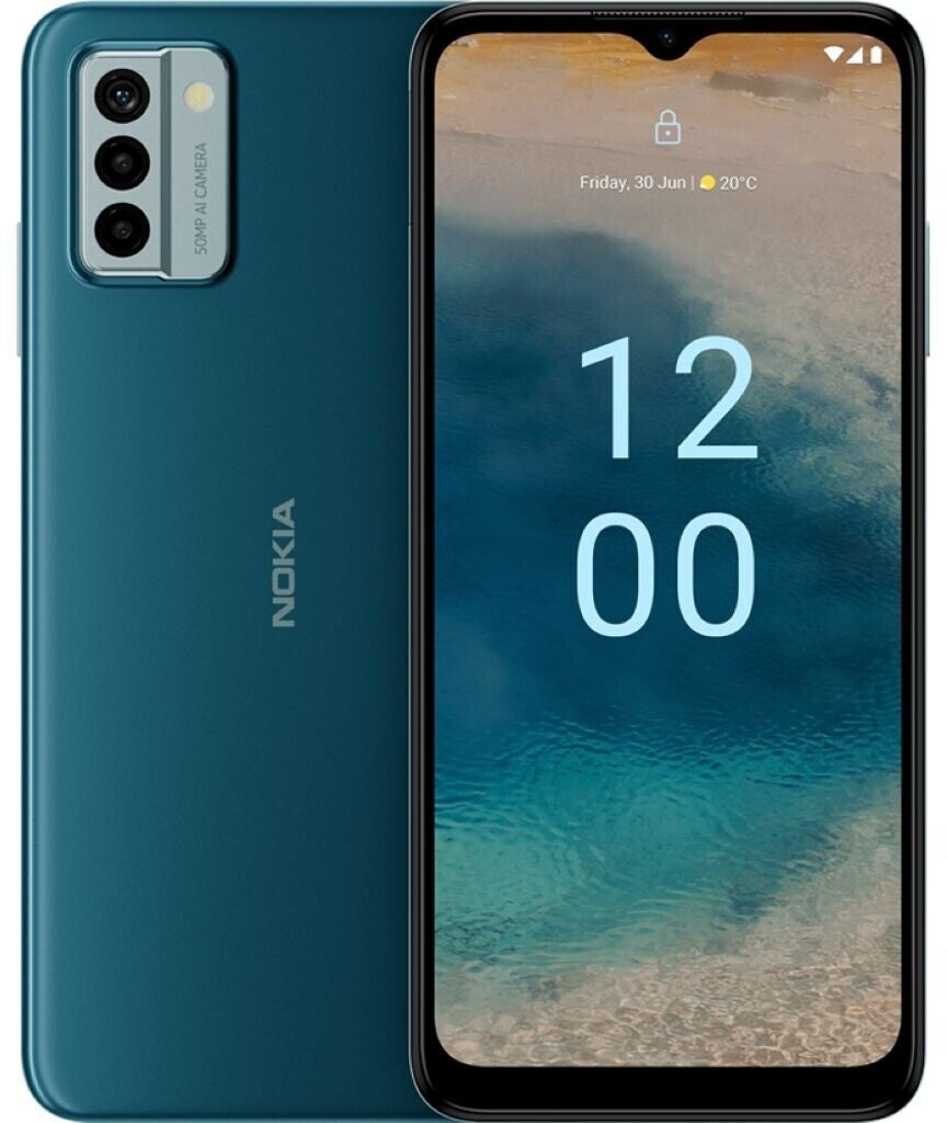 Front und Rückseite des Nokia G22.