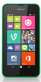 Nokia Lumia 530 Dual Sim Datenblatt - Foto des Nokia Lumia 530 Dual Sim