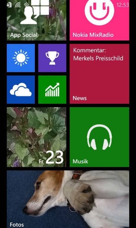 Nokia Lumia 630: Windows Phone 8.1 Screenshots