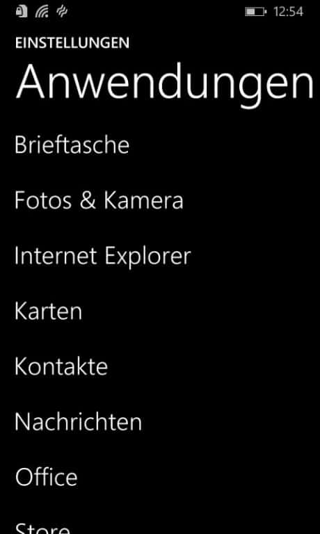 Nokia Lumia 630: Windows Phone 8.1 Screenshots