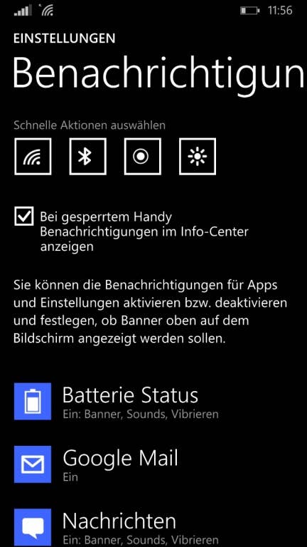 Nokia Lumia 930: Screenshots Windows Phone 8.1