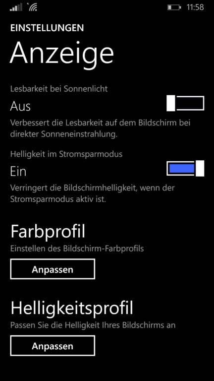 Nokia Lumia 930: Screenshots Windows Phone 8.1