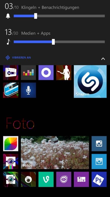 Nokia Lumia 930: Screenshots Windows Phone 8.1