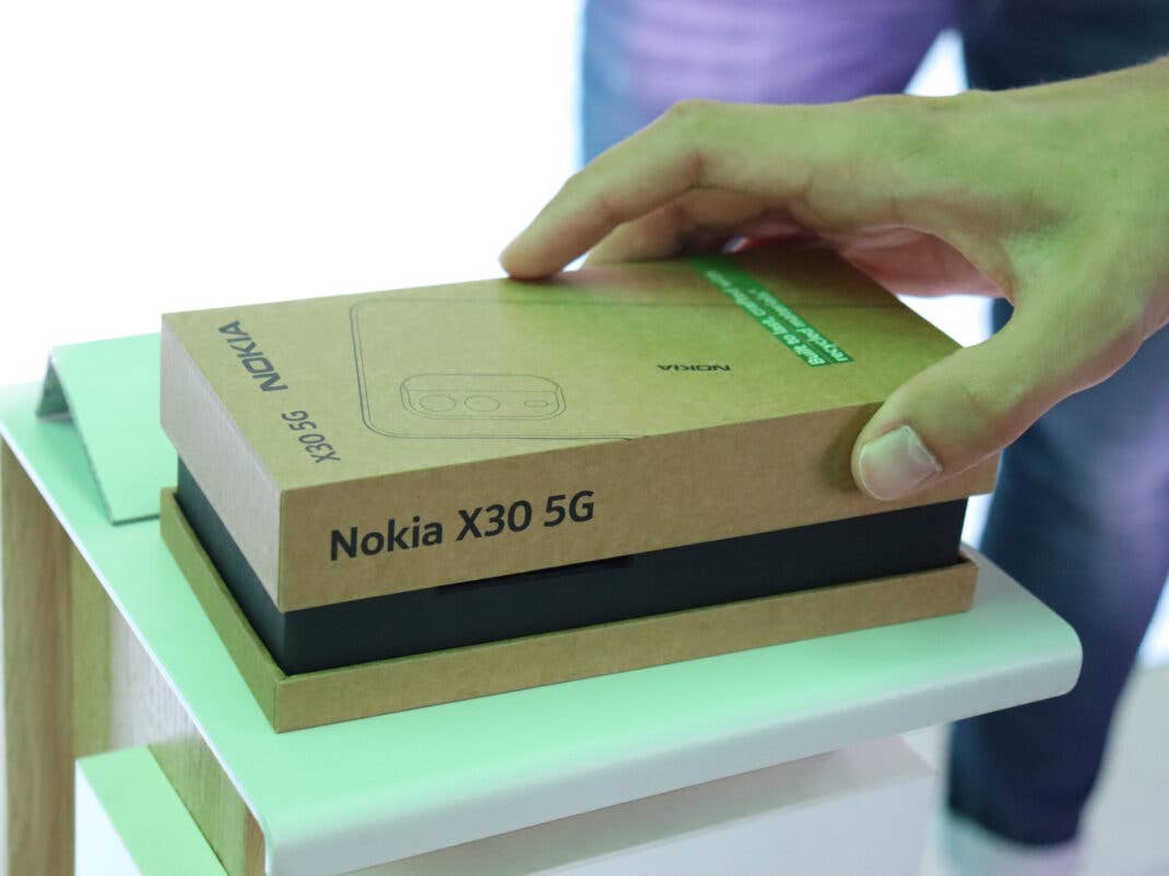 Die nachhaltige Verpackung des Nokia X30