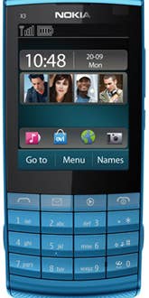 Nokia X3-02.5 Touch and Type Datenblatt - Foto des Nokia X3-02.5 Touch and Type