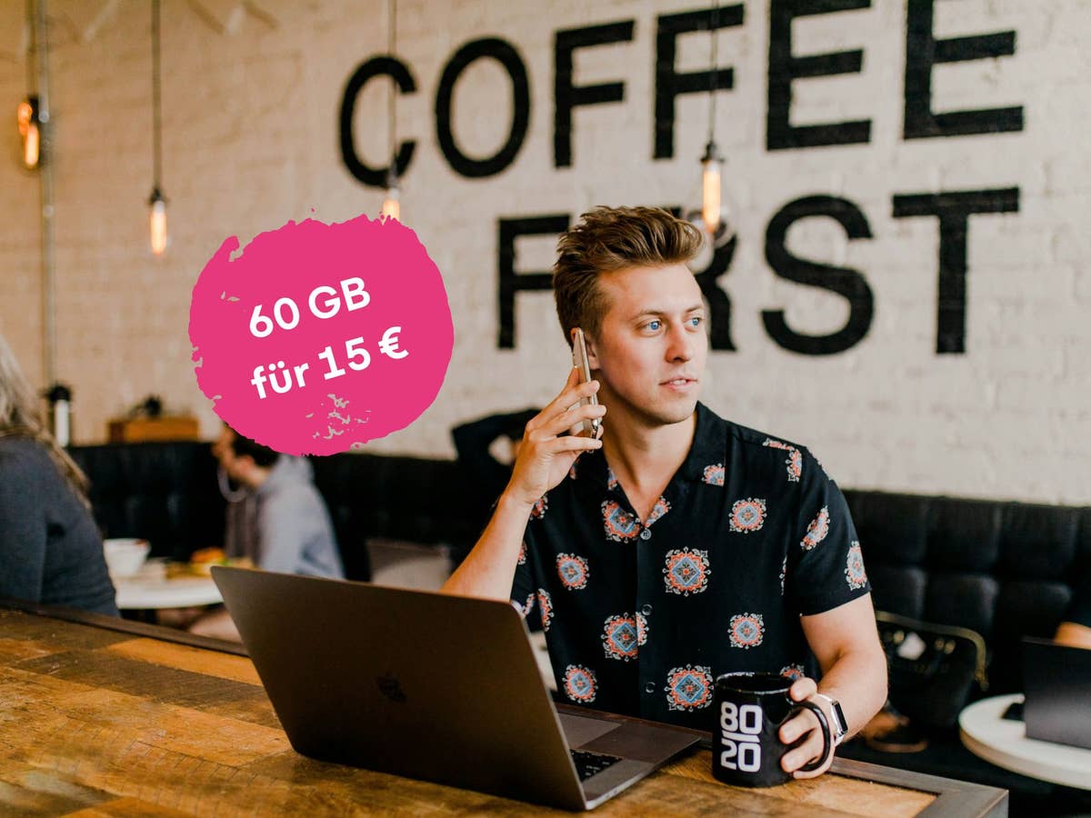 Normalerweise über 50 € im Monat - Hier gibt's jetzt 60 GB für 15 € im Vodafone-Netz