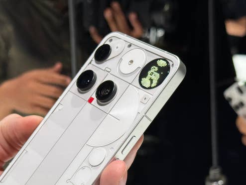 Das Nothing Phone 3 - ein weißes Handy