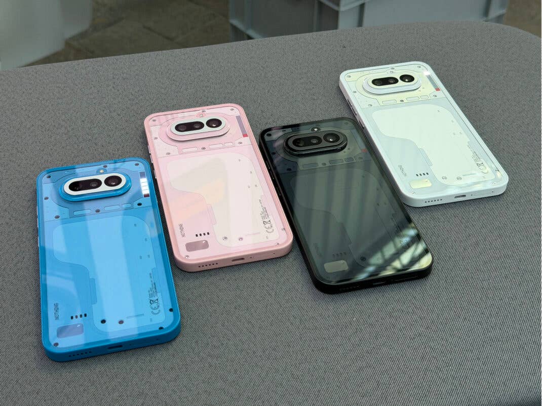 Nothing Phone 4a in allen Farben