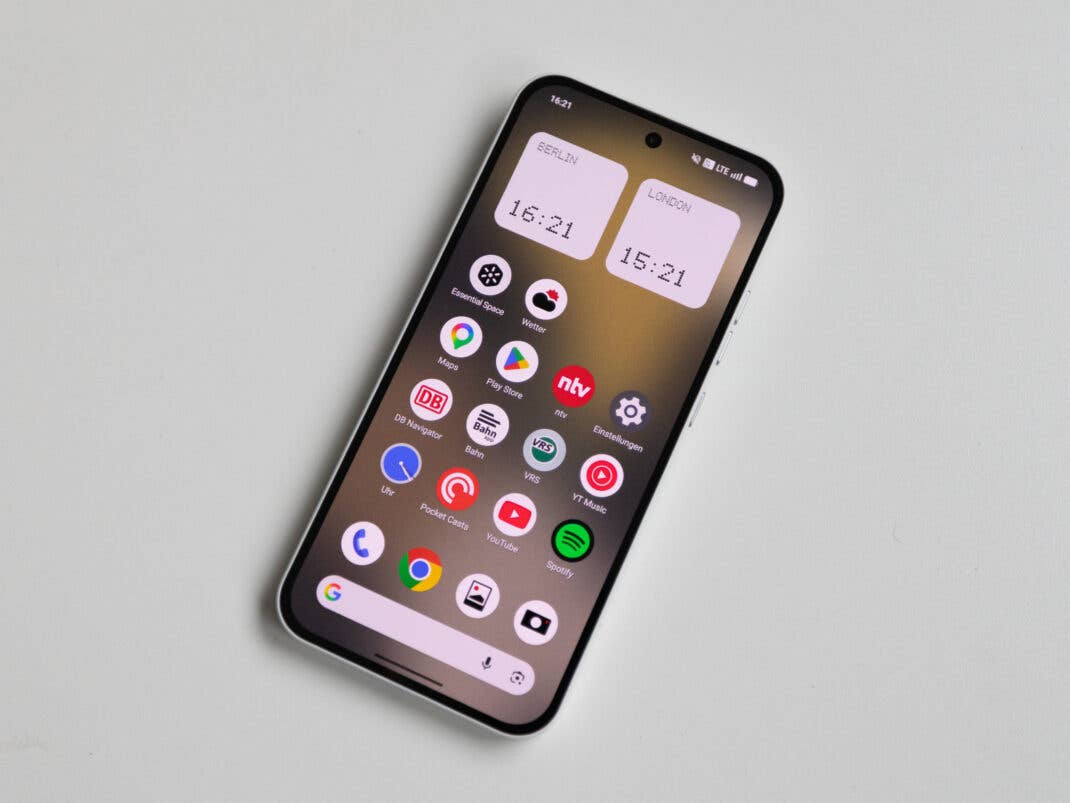 Nothing Phone 4a Display mit Nothing OS