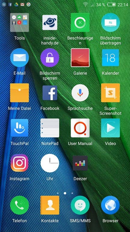 Nubia Z11: Screenshots