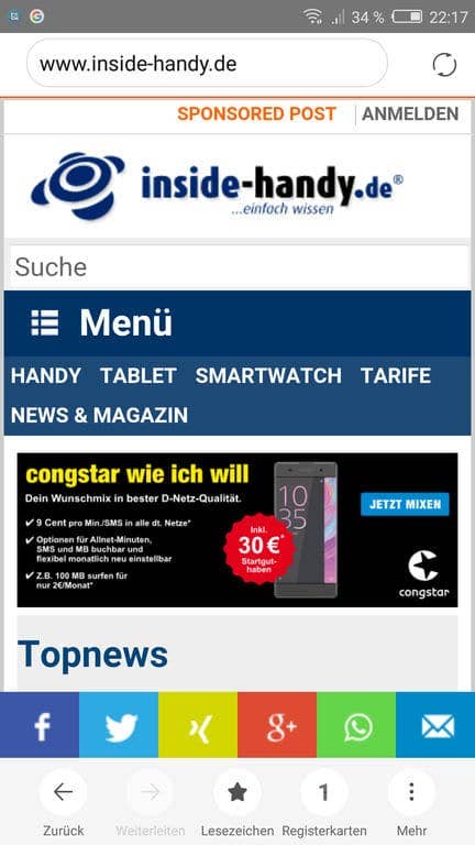 Nubia Z11: Screenshots