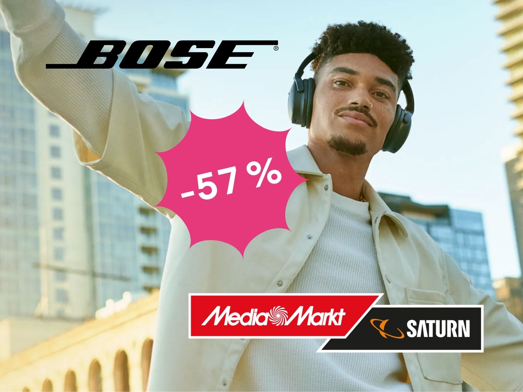 Nur dieses Wochenende: MediaMarkt verkauft Bose-Kopfhörer rund 57 Prozent günstiger