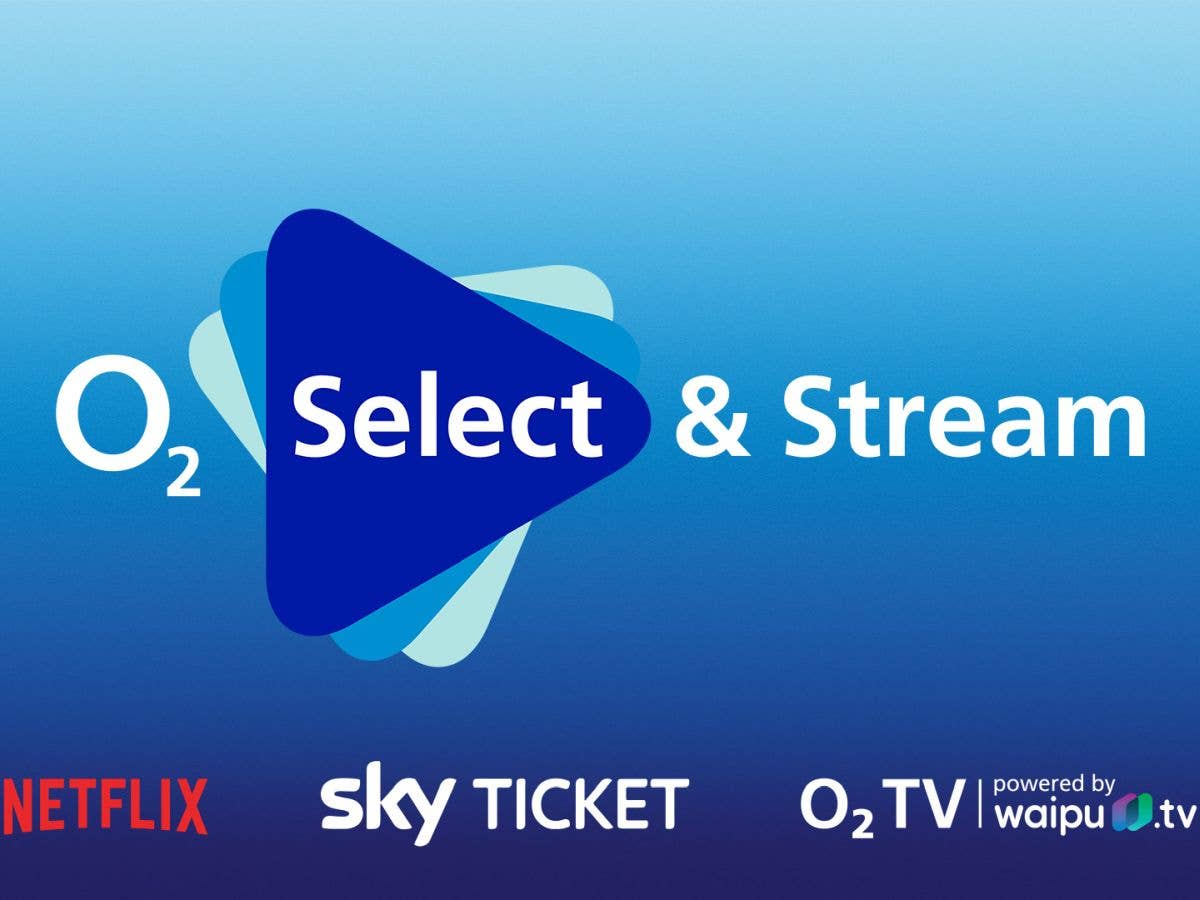 Das Logo con O2 Select & Stream