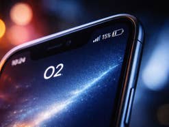 Ein Handy mit O2 Logo
