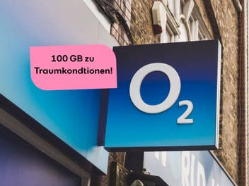 O2 Logo an einem Store