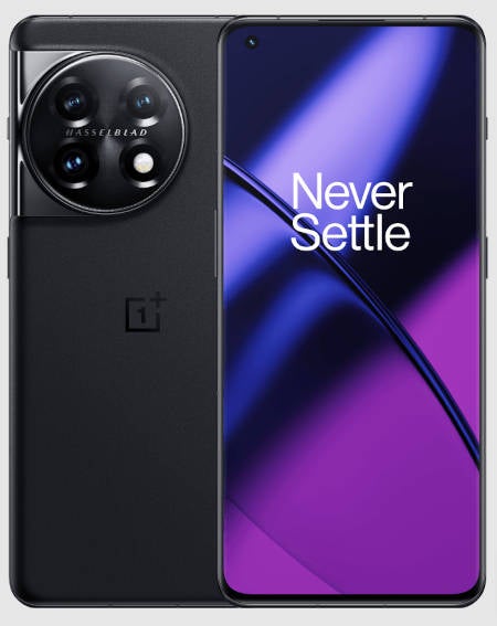 OnePlus 11 Vorderseite und Rückseite