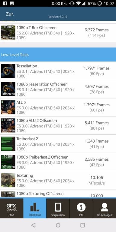 OnePlus 5T - Benchmark-Tests