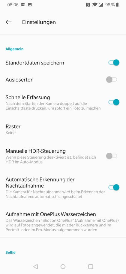 OnePlus 6T Kamera-App 18