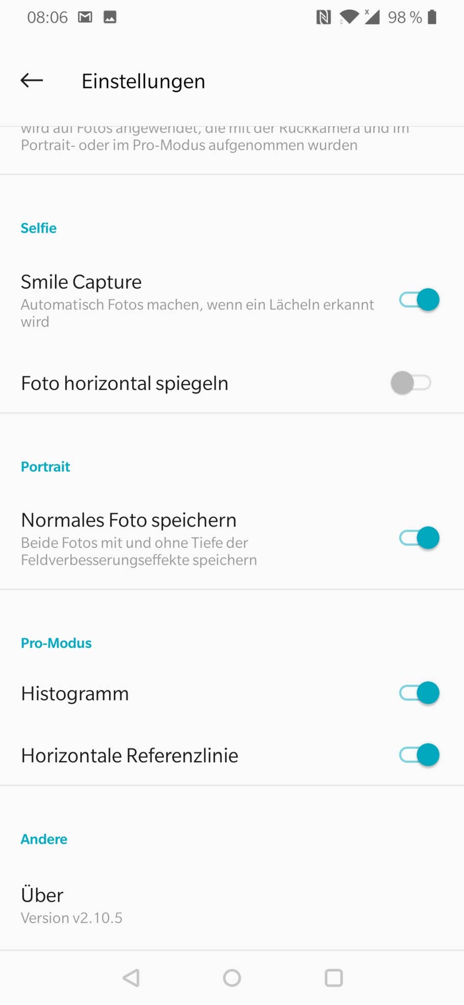 OnePlus 6T Kamera-App 19