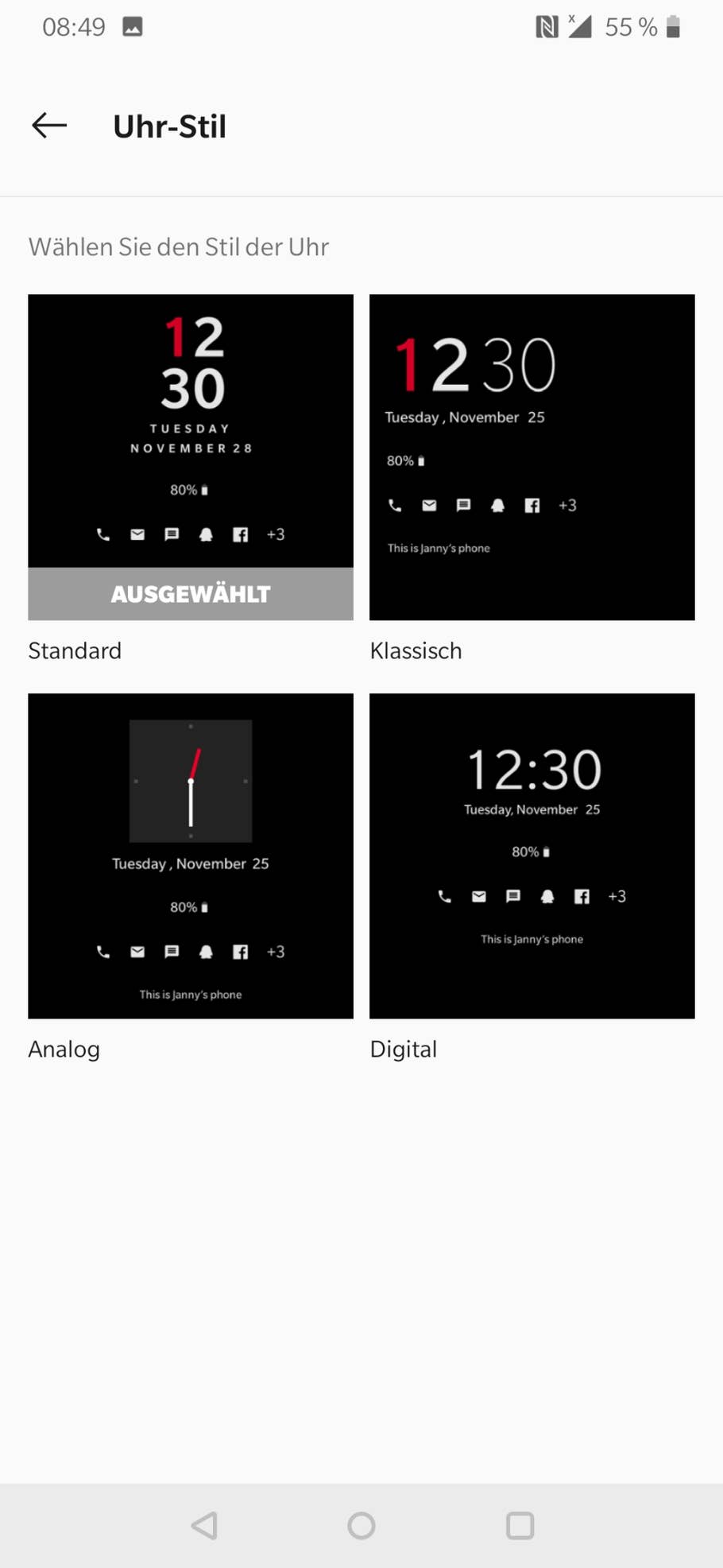 OnePlus 6T Menü und Einstellungen 19