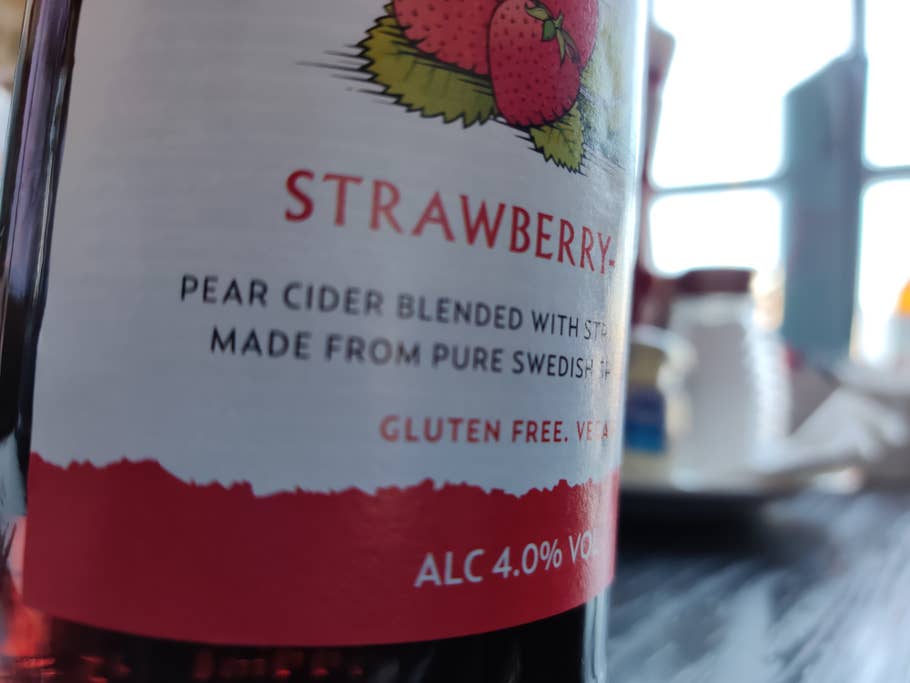 Nahaufnahme eines Ciders