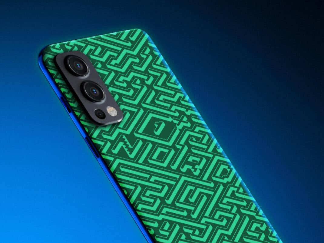 Rückseite des OnePlus Nord 2 PacMan Edition