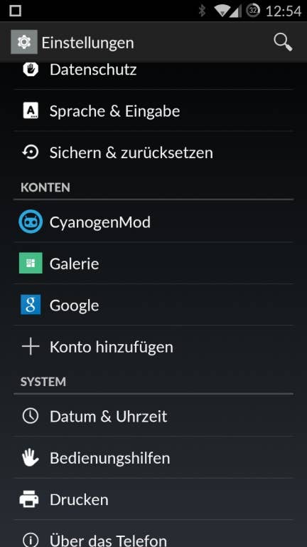 OnePlus One: Screenshots OS und Nutzeroberfläche