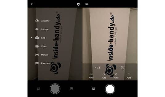 Kamerasoftware des OnePlus 3T Kamerasoftware des OnePlus 3T