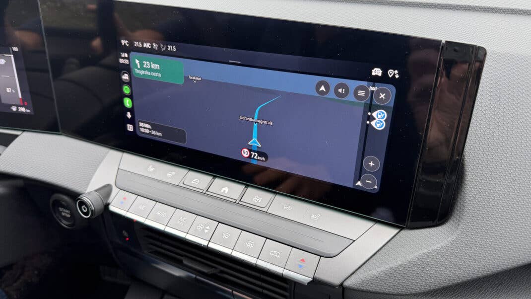 Opel Astra Sports Tourer Electric (2026): Tasten unter Touchscreen