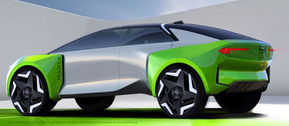 Opel Manta-e Concept Grafik