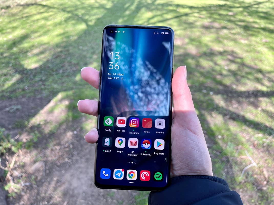 Das Display des Oppo Find X3 Pro