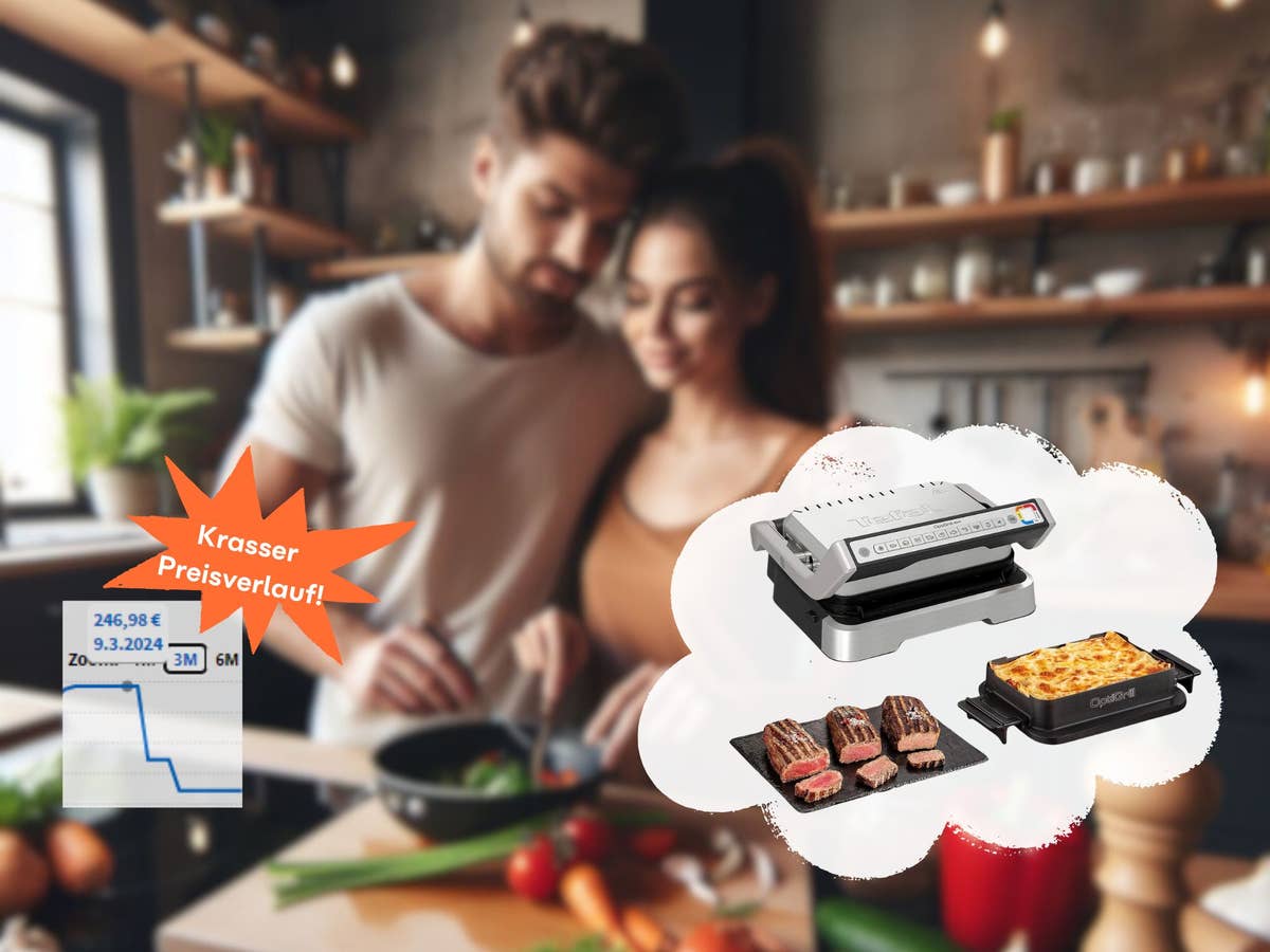 OptiGrill fällt stark im Preis - Dieses Angebot bei MediaMarkt ist anders wild OptiGrill fällt stark im Preis - Dieses Angebot bei MediaMarkt ist anders wild