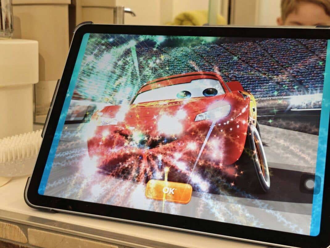 Lightning McQueen als Belohnung fürs Zähneputzen