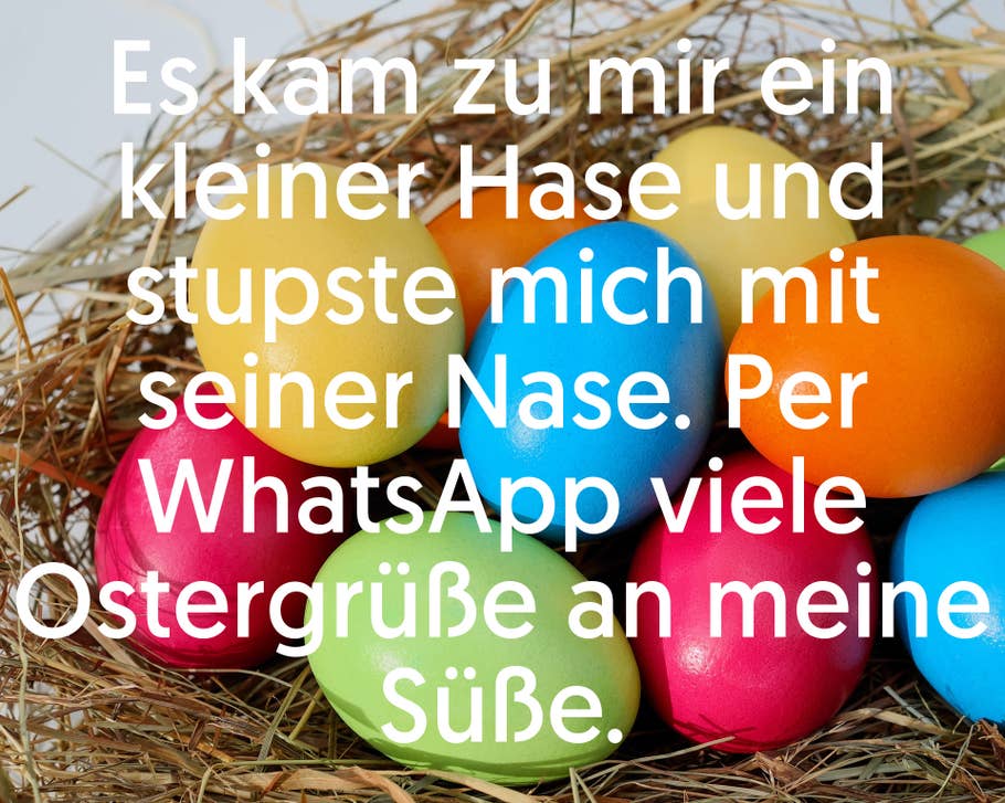 Oster-Whatsapp-Sprüche für Paare