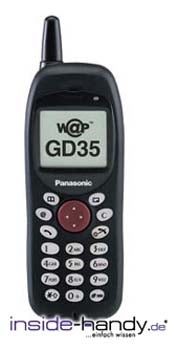 Panasonic GD35 Datenblatt - technische Daten des Panasonic GD35 Panasonic GD35 Datenblatt - Foto des Panasonic GD35