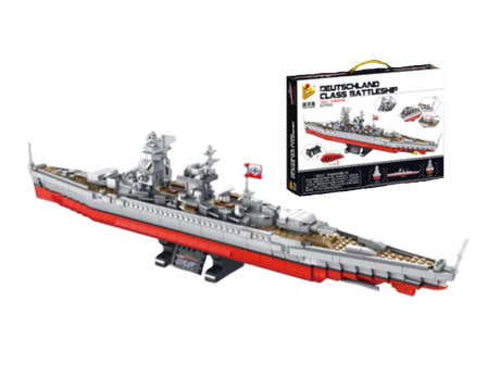Foto: Klemmbaustein Panlos Deutschland Class Battleship (2193176)