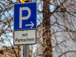 Parken nur mit Parkschein